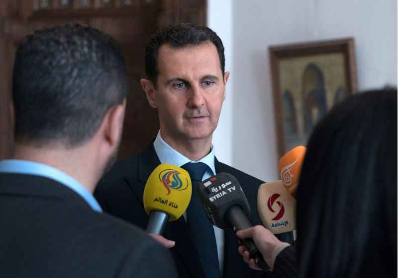 O presidente da Síria, Bashar al Assad