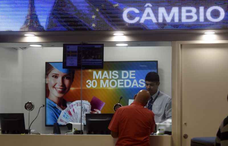 Casa de câmbio no Aeroporto Internacional de Brasília