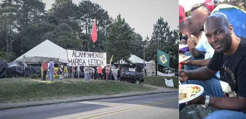 Duas pessoas ficaram ferida após tiros atingirem acampamento pró-Lula em Curitiba