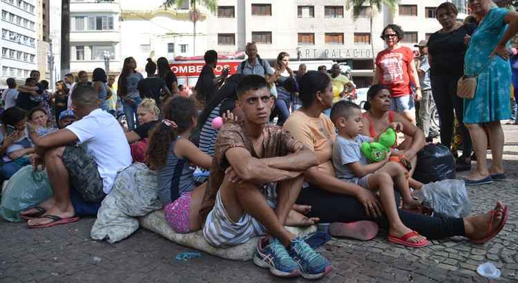 Aos desalojados, foi oferecido abrigo em 107 Centros de Acolhidas, mas a maioria não quis ir para os albergues