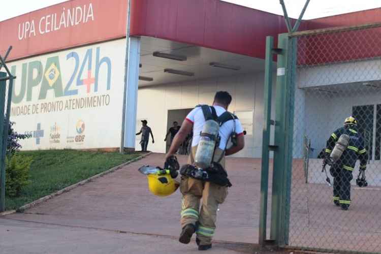 O corpo foi retirado de uma saída de ar pelo Corpo de Bombeiros