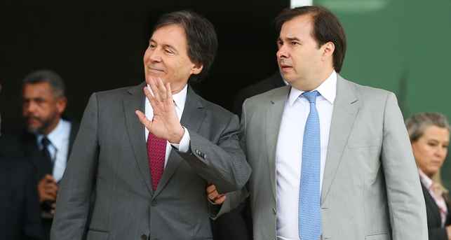 Eunício e Rodrigo Maia