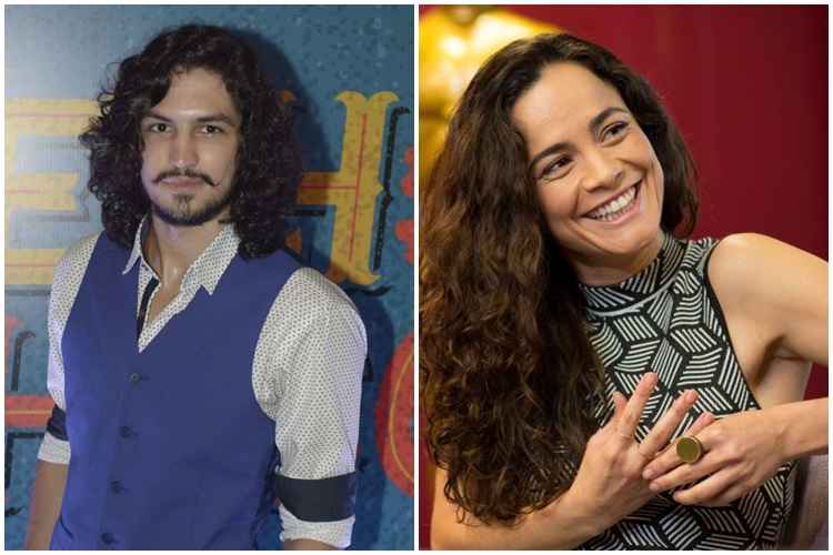 Conhecido por atuações em novelas e minisséries, Gabriel Leone (esq.) será Eduardo. Com carreira internacional consolidada, a atriz Alice Braga (dir.) interpreta Mônica