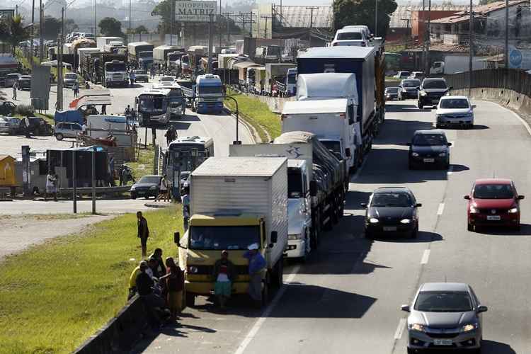 Paralisação dos caminhoneiros