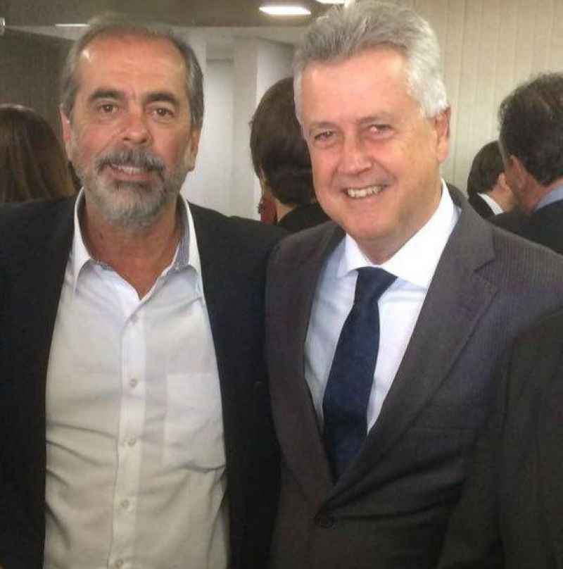 Eduardo Brandão e Rodrigo Rollemberg: primeira aliança do governador