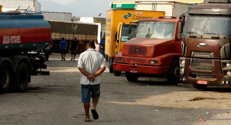 Greve dos caminhoneiros no Brasil