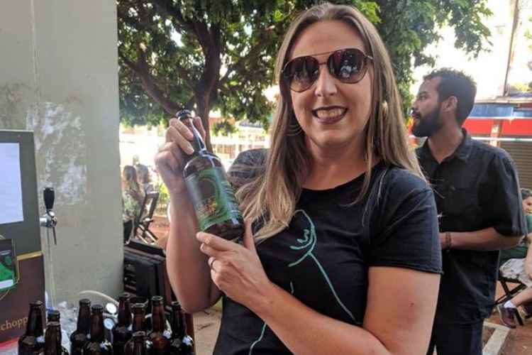 Rafaela é sócia do esposo em uma cervejaria em Vicente Pires