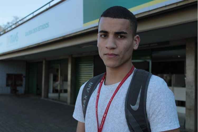 Vinícius Souza Santos, 19, explica que não sabia do bloqueio