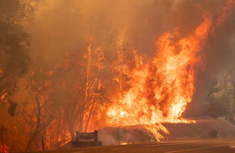 O ano de 2017 foi o pior em termos de incêndios florestais na Califórnia, com mais de 40 mortes e 9.000 edifícios destruídos