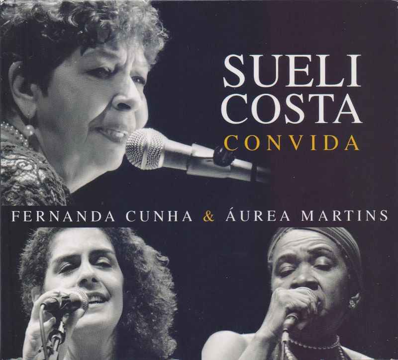 Capa do disco Sueli Costa convida Fernanda Cunha e Áurea Martins