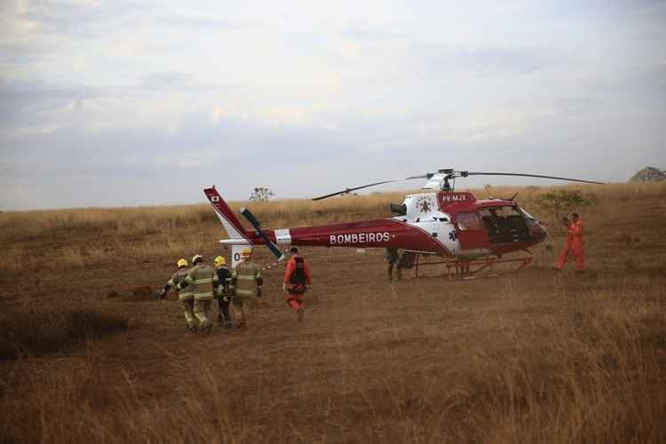 Ilda Alves de Sousa Silva, 45, precisou ser transportada de helicóptero para o Hospital de Base