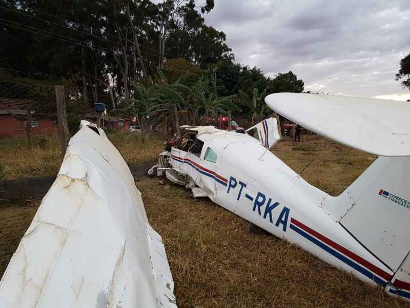 Aeronave de pequeno porte caiu dia 1º de agosto