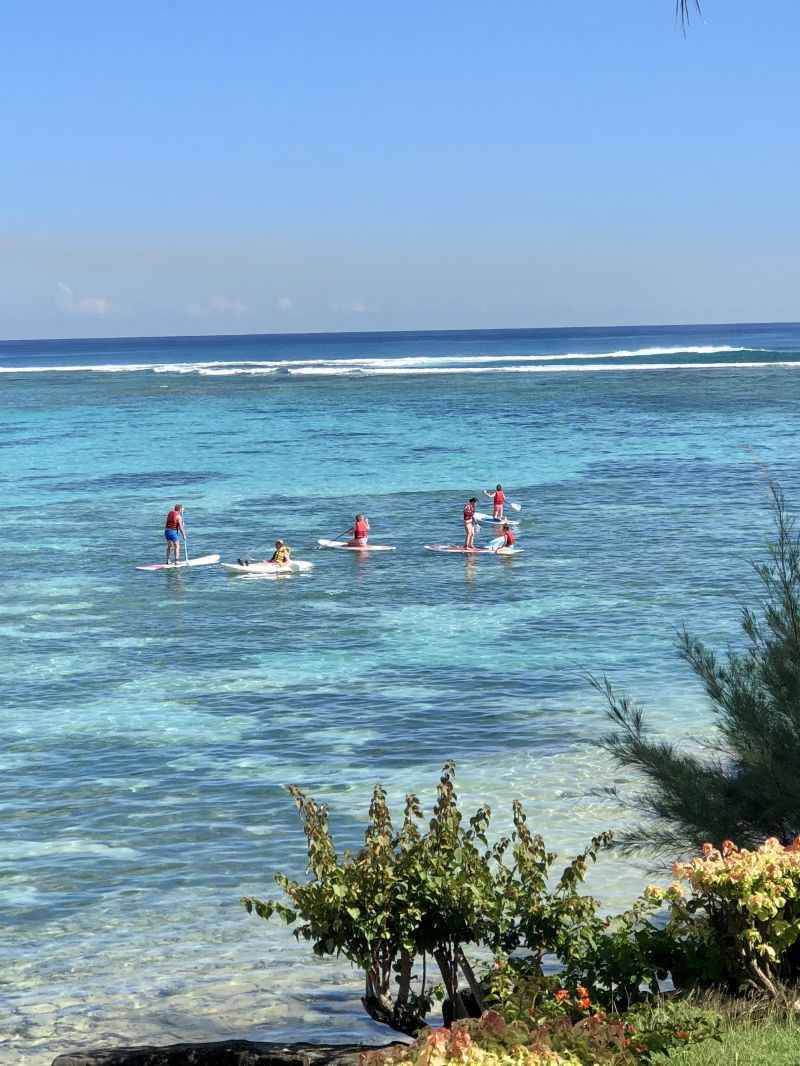 Turistas aproveitam a região de Rivière