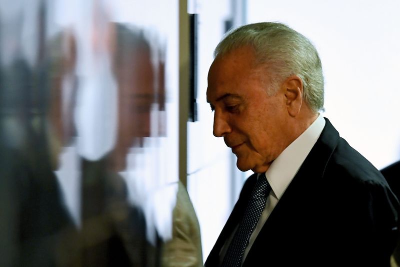 Esta é a segunda vez que a PF envia perguntas a Temer