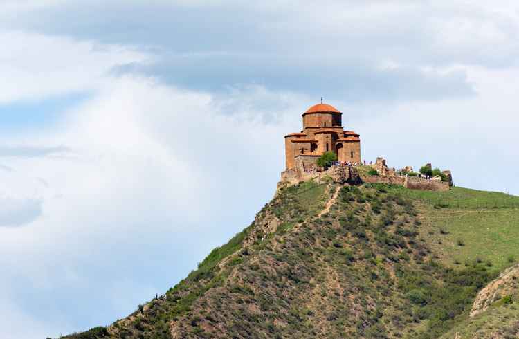 Vista do monastério de Jvari