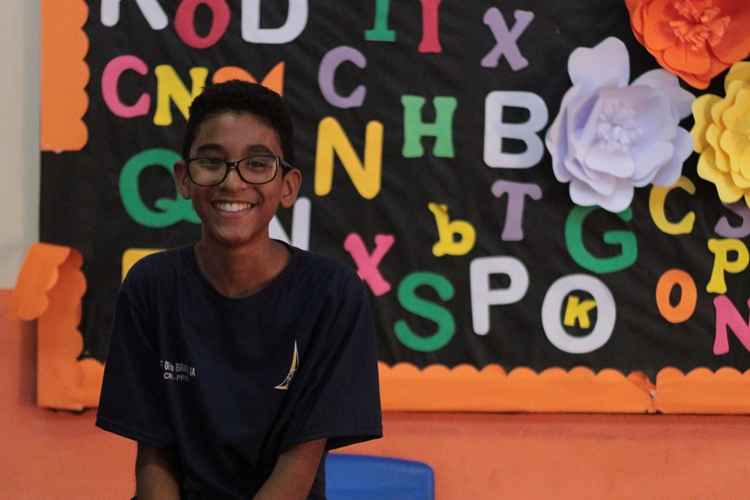 Kemuel Tavares mudou de escola e hoje sente-se mais preparado