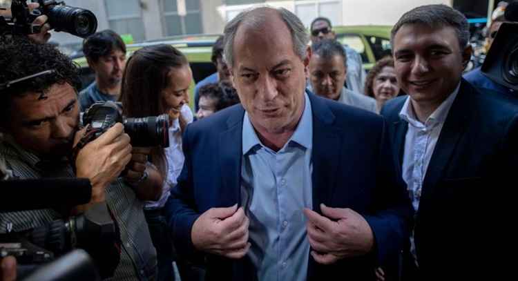 Candidato do PDT à presidência Ciro Gomes