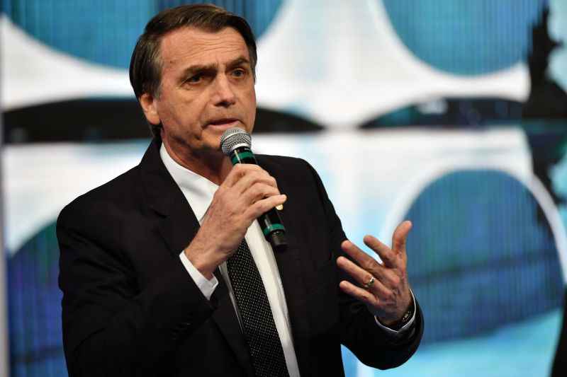 Candidato Jair Bolsonaro (PSL)