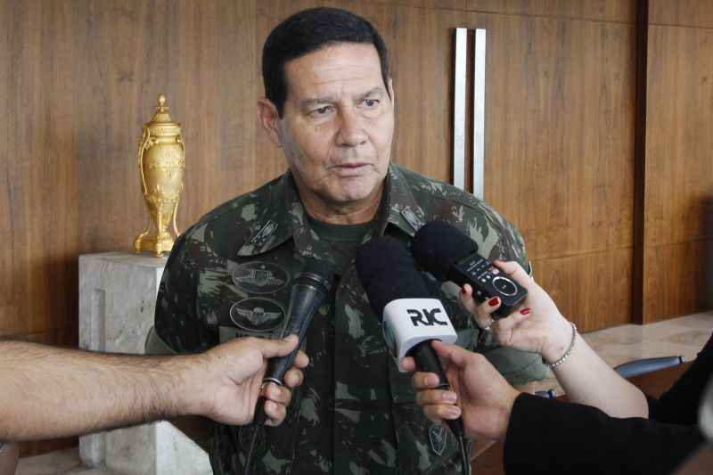 General Heleno Mourão (PRTB), vice na chapa de Jair Bolsonaro (PSL)