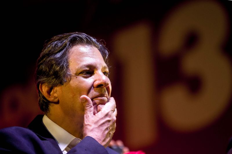 Haddad também fez críticas ao governo do presidente Michel Temer