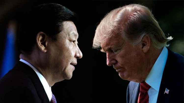 Presidentes da China e dos Estados Unidos.