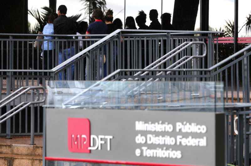 Fachada do Ministério Público do DF e Territórios (MPDFT).