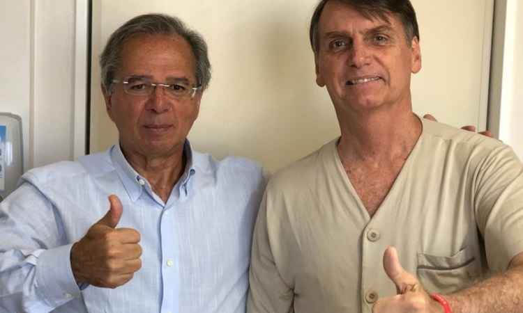 Paulo Guedes e Jair Bolsonaro