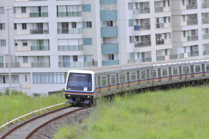 O trem afetado pelo seguia no rumo à Estação Central