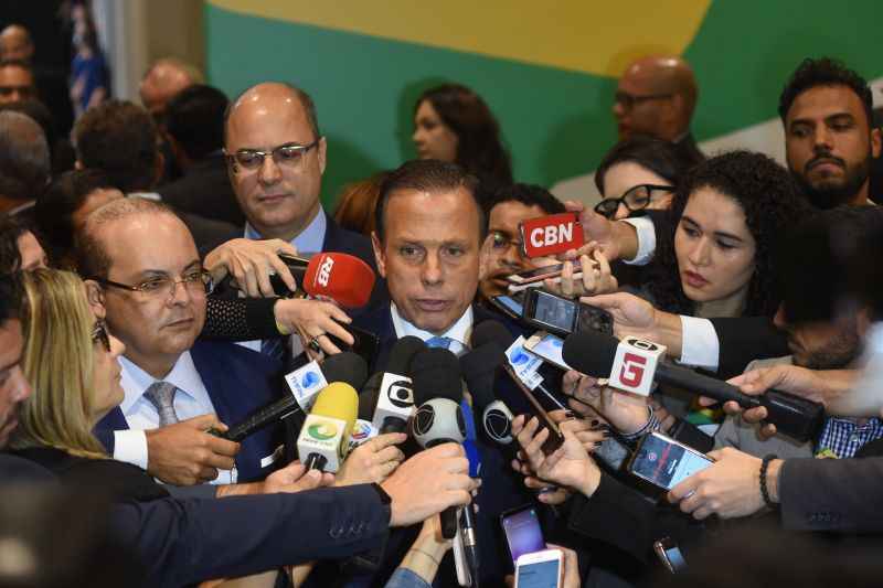 João Doria, governador eleito de São Paulo, pediu que os outros mandatários apoiem as decisões de Jair Bolsonaro