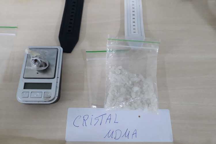 MDMA e haxixe eram alguns dos entorpecentes vendidos pelo suspeito segunda a polícia