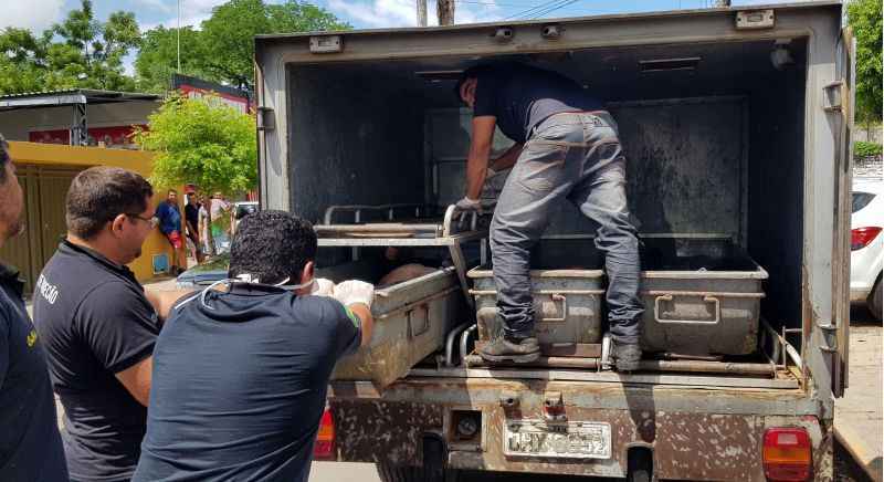 Cinco criminosos morreram no local e dois após serem atendidos em postos de saúde da região