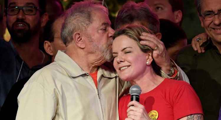 Lula e Gleisi Hoffmann