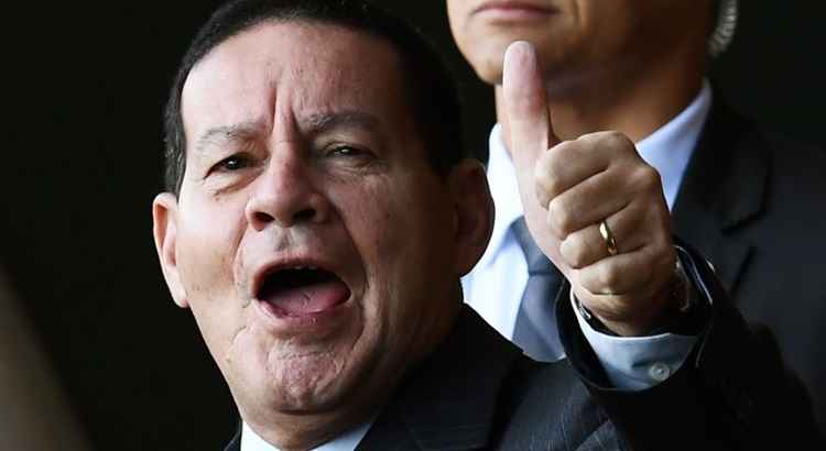 O vice-presidente eleito, general Hamilton Mourão