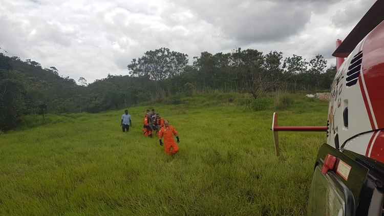 Senhor foi resgatado após cinco horas de buscas, na zona rural de Ceilândia