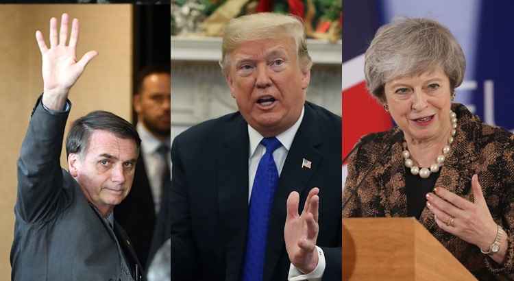 Bolsonaro Teump Theresa May