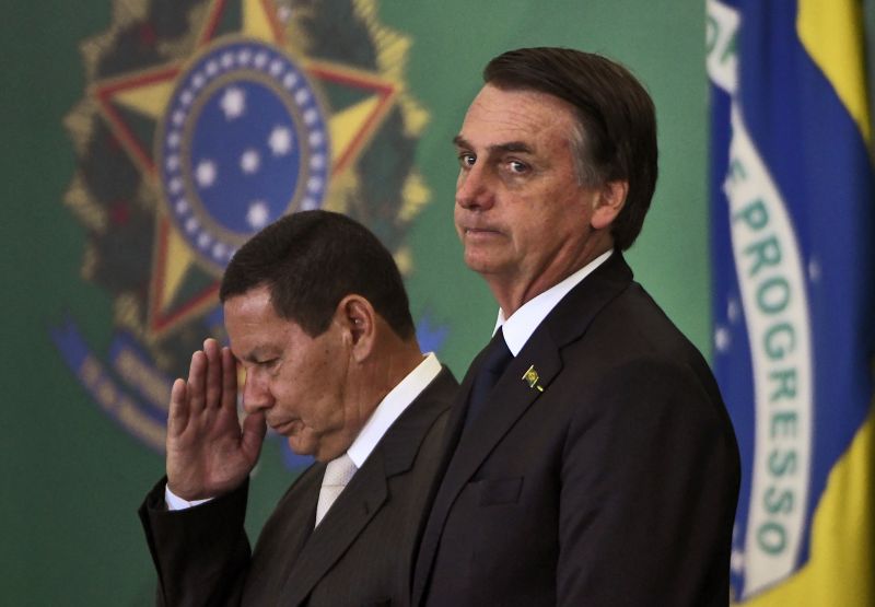 Mourão e Bolsonaro