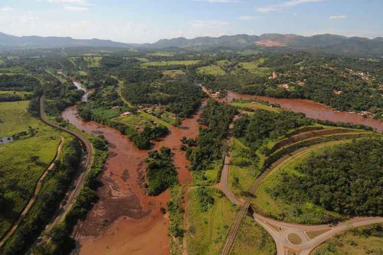 foto da barragem Mina do Feijão, que se rompeu em Brumadinho (MG)