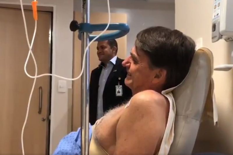 Bolsonaro no hospital