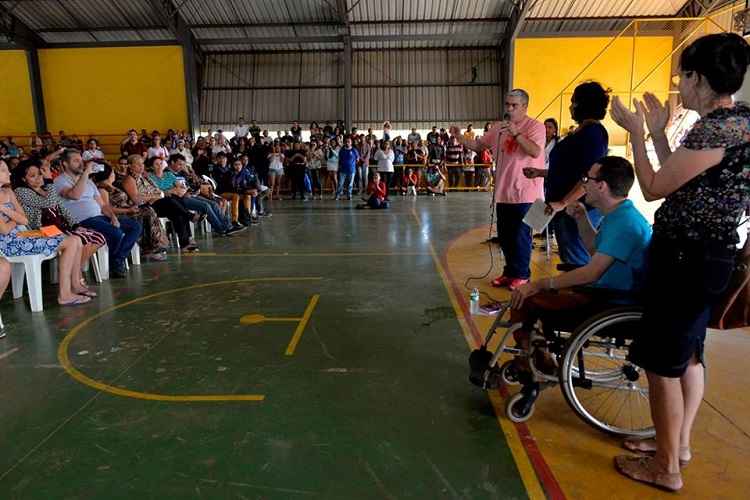 Estudantes, professores e pais de alunos debateram o projeto na terça (5) no CED nº 7 de Ceilândia