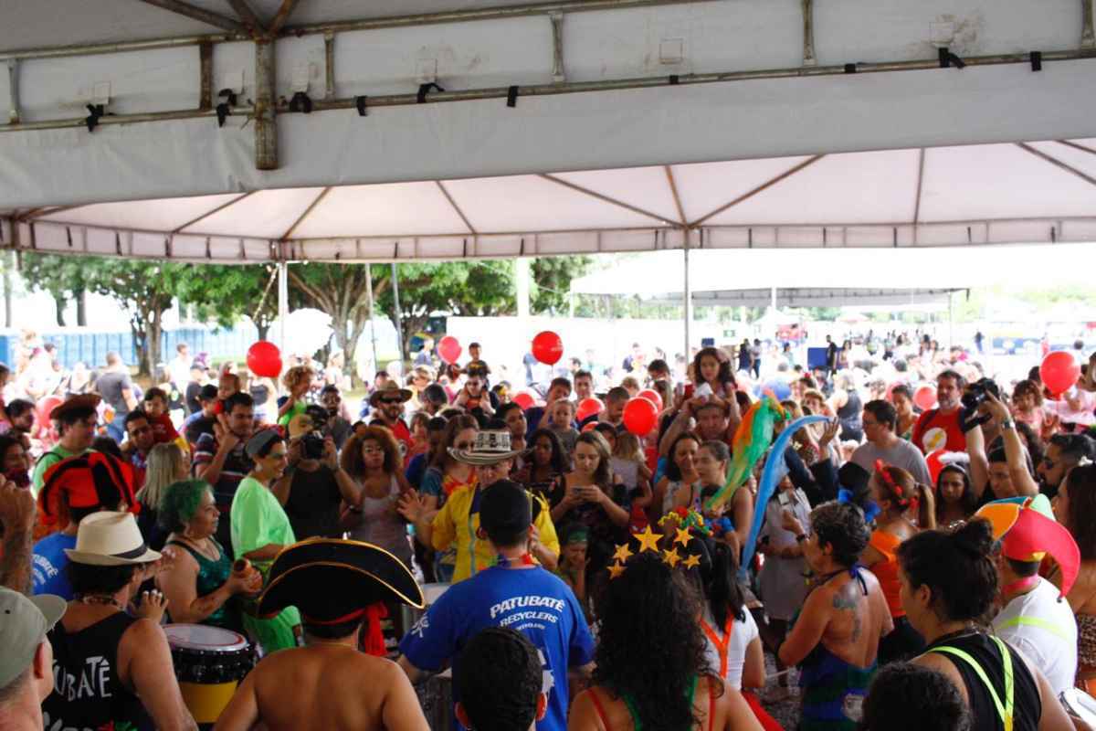 Bloco Suvaquinho da Asa, no Eixo Monumental