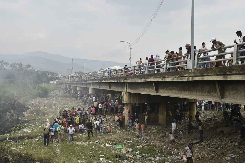 Ponte Simón Bolívar entre Venezuela e Colômbia