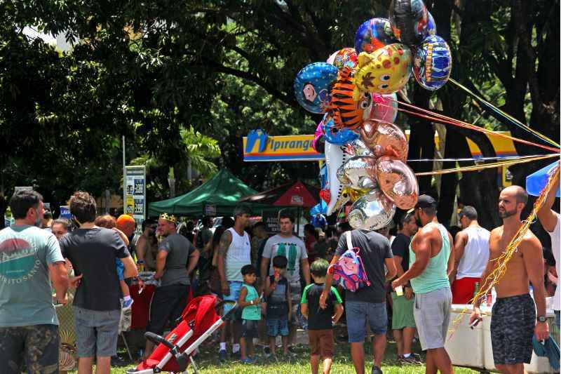 Crianças curtem carnaval