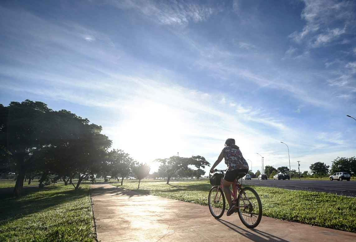 Sol se abriu no começo da manhã