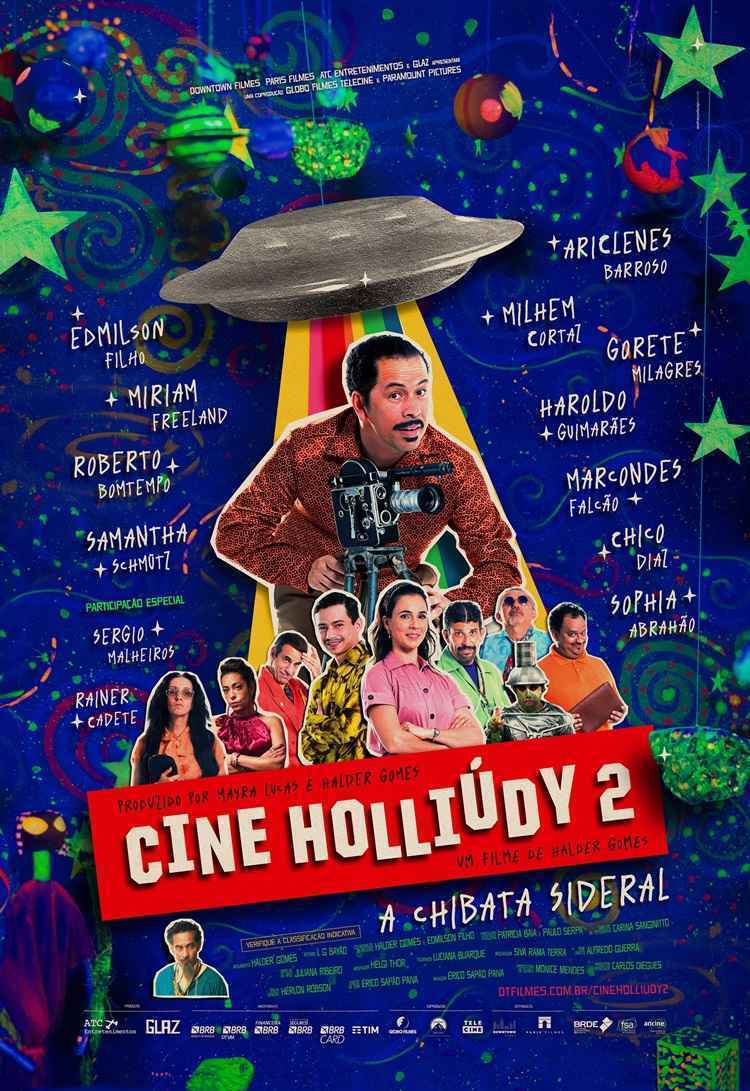 Cartaz oficial do filme Cine Holliúdy 2