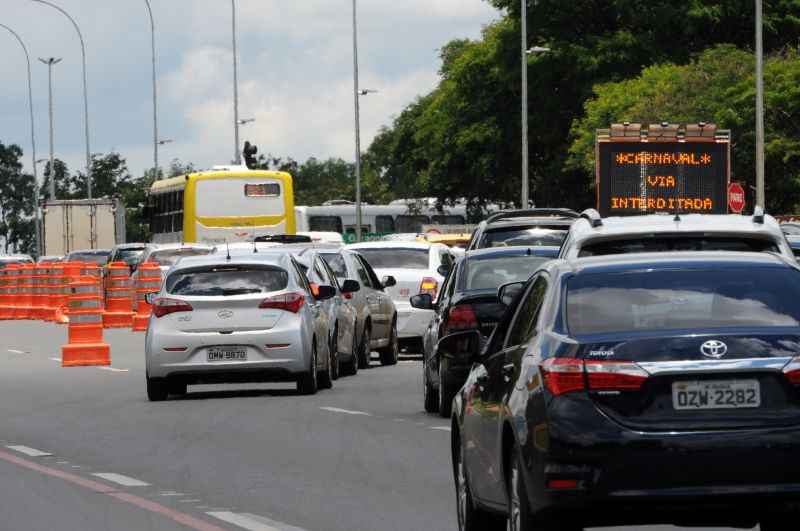 Intervenções serão feitas pelo Detran nesta segunda de carnaval