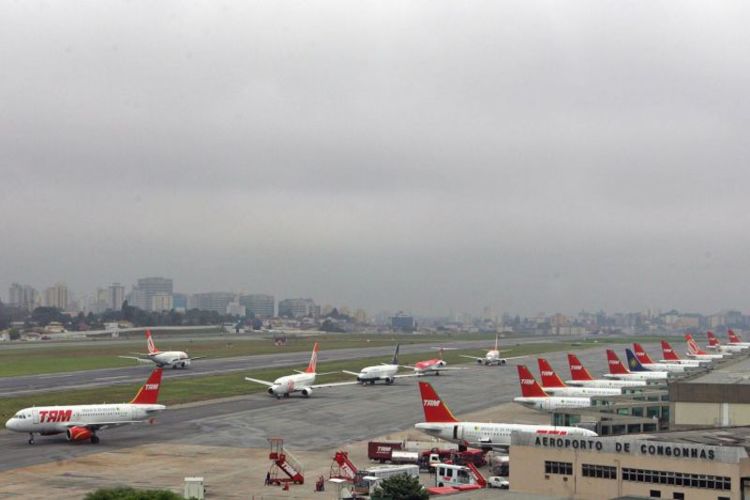 foto do aeroporto de Congonhas, em São Paulo