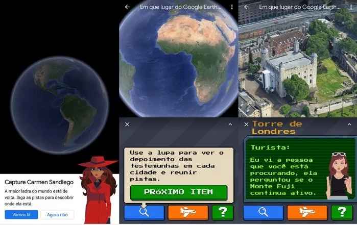 Como jogar o minigame de Carmen Sandiego dentro do Google Earth