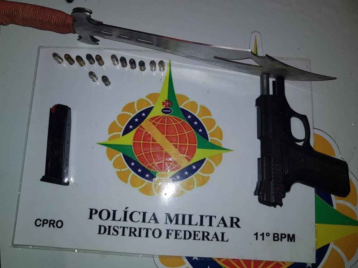 Depois da apreensão, agentes encaminharam o suspeito para a 26ª Delegacia de Polícia (Samambaia)