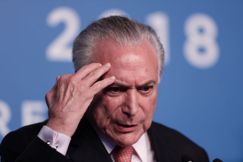 Temer foi preso na Quinta-feira passada, dia 21, quando saía de sua casa em São Paulo