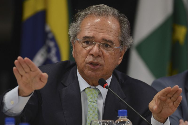 O ministro da Economia, Paulo Guedes, não compareceu à CCJ nesta terça-feira